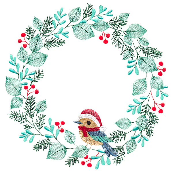 Winter Birdie in Botanicals - Image 2