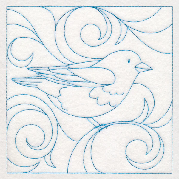 Winter Birds Quilting - Rosy Finch (Double Run) - Image 6