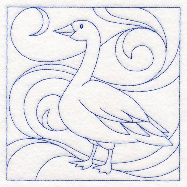 Winter Birds Quilting - Snow Goose (Double Run) - Image 3