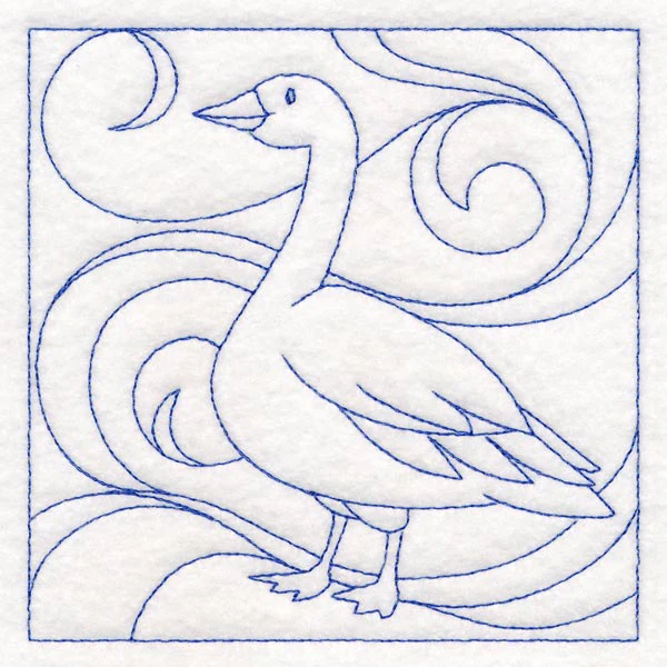 Winter Birds Quilting - Snow Goose (Double Run) - Image 4