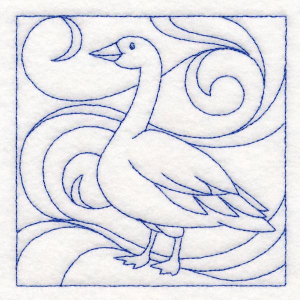 Winter Birds Quilting - Snow Goose (Double Run) - Image 5