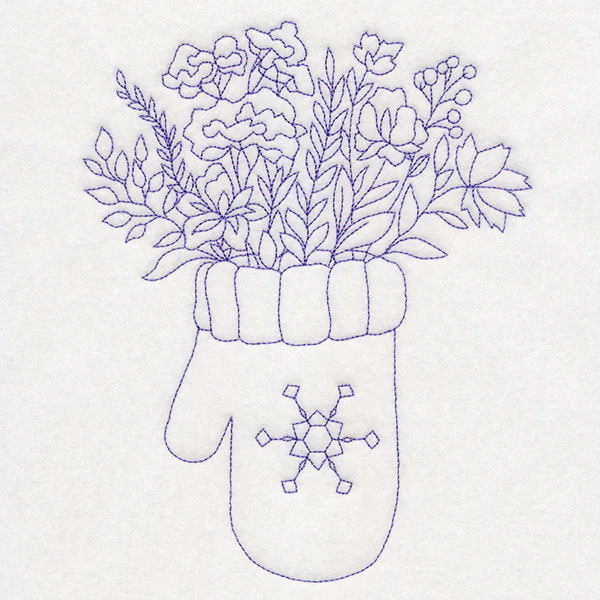 Winter Botanicals Mitten - Image 2