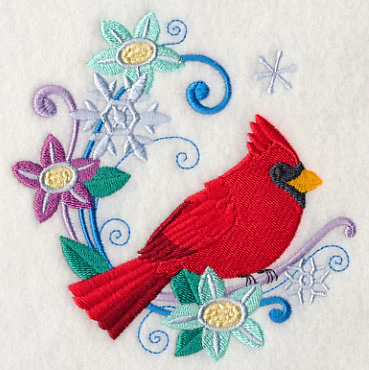 Winter Cardinal Wreath - Image 3