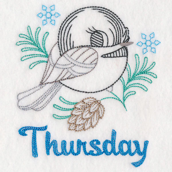 Winter Chickadee - Thursday (Vintage)