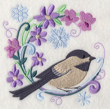 Winter Chickadee Wreath - Image 3