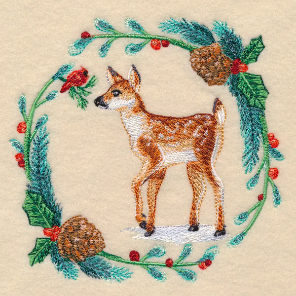 Winter Fawn in Watercolor - Image 4