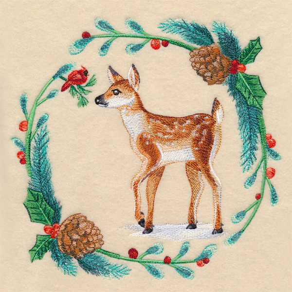 Winter Fawn in Watercolor - Image 5