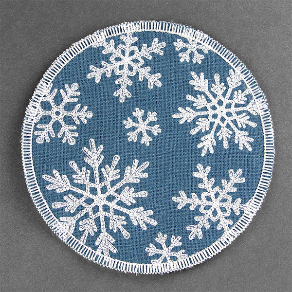 Winter Flurries Coaster (In-the-Hoop) - Image 2