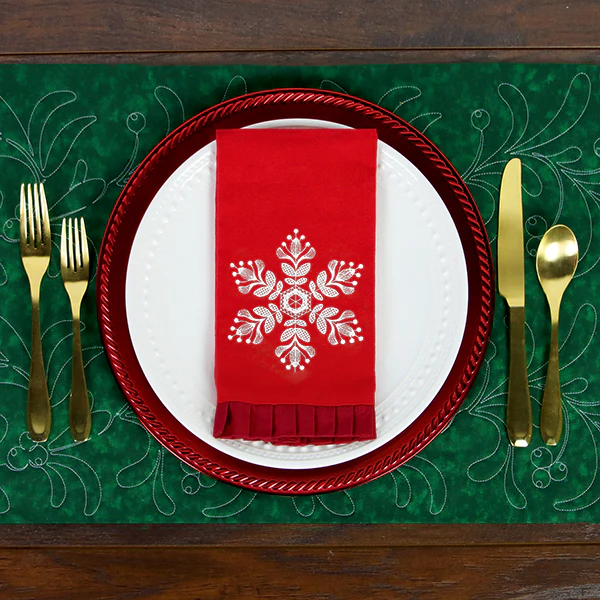 Winter Folk Art Snowflake 4 - Image 8