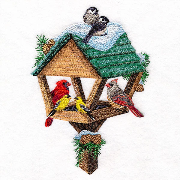 Winter Friends at the Birdfeeder - Image 3