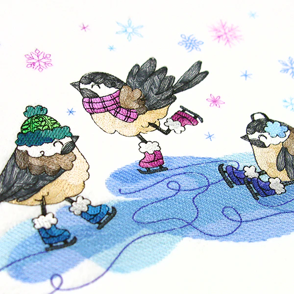 Winter Fun Chickadees - Image 4