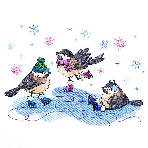 Winter Fun Chickadees - Image 7