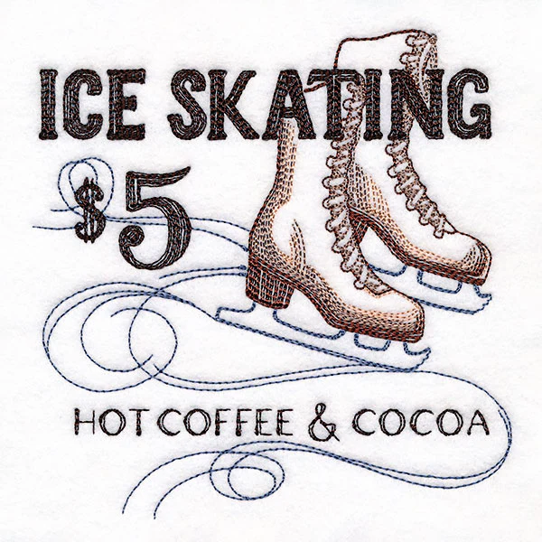 Winter Fun Market Sign - Ice Skating - Image 4