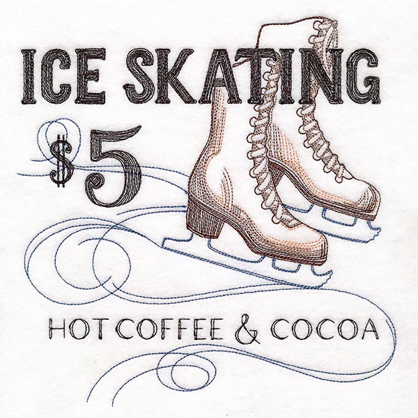 Winter Fun Market Sign - Ice Skating - Image 5
