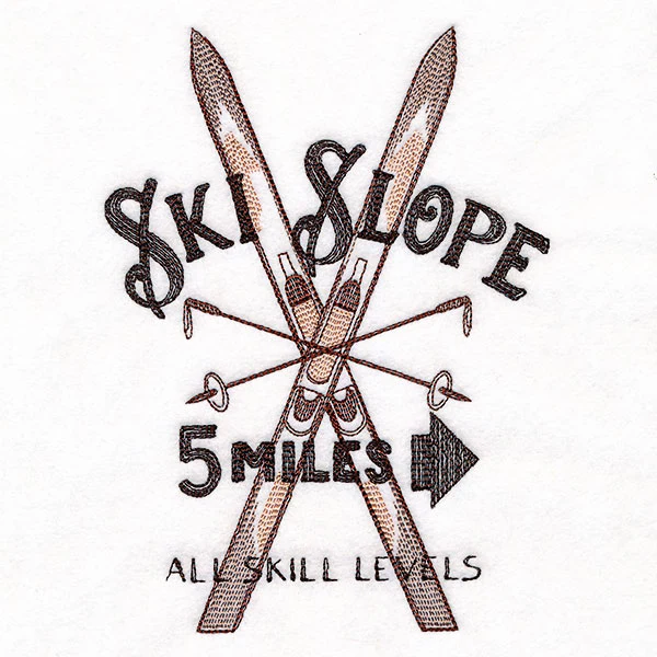 Winter Fun Market Sign - Ski Slope - Image 5
