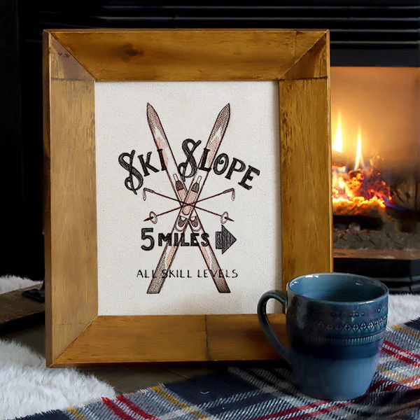 Winter Fun Market Sign - Ski Slope - Image 8