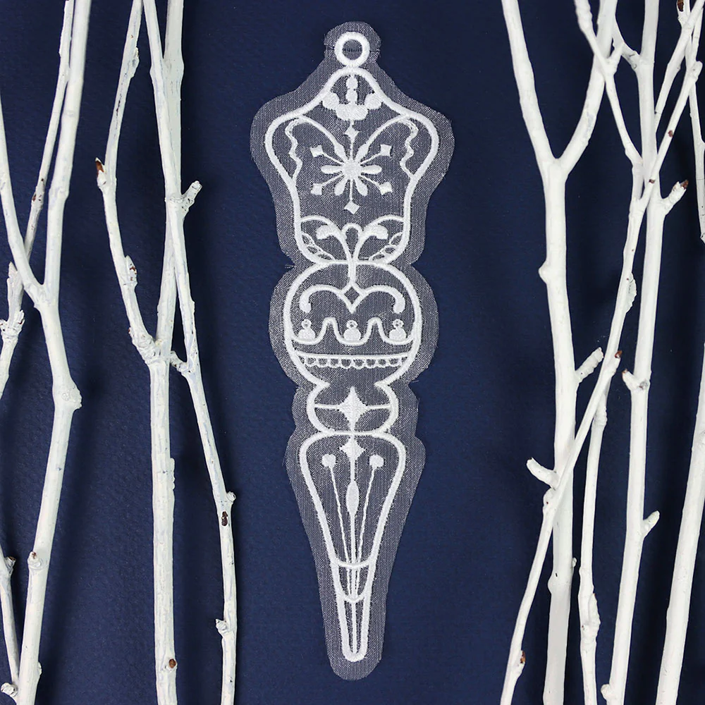 Winter Icicle 2 (Organza) - Image 3