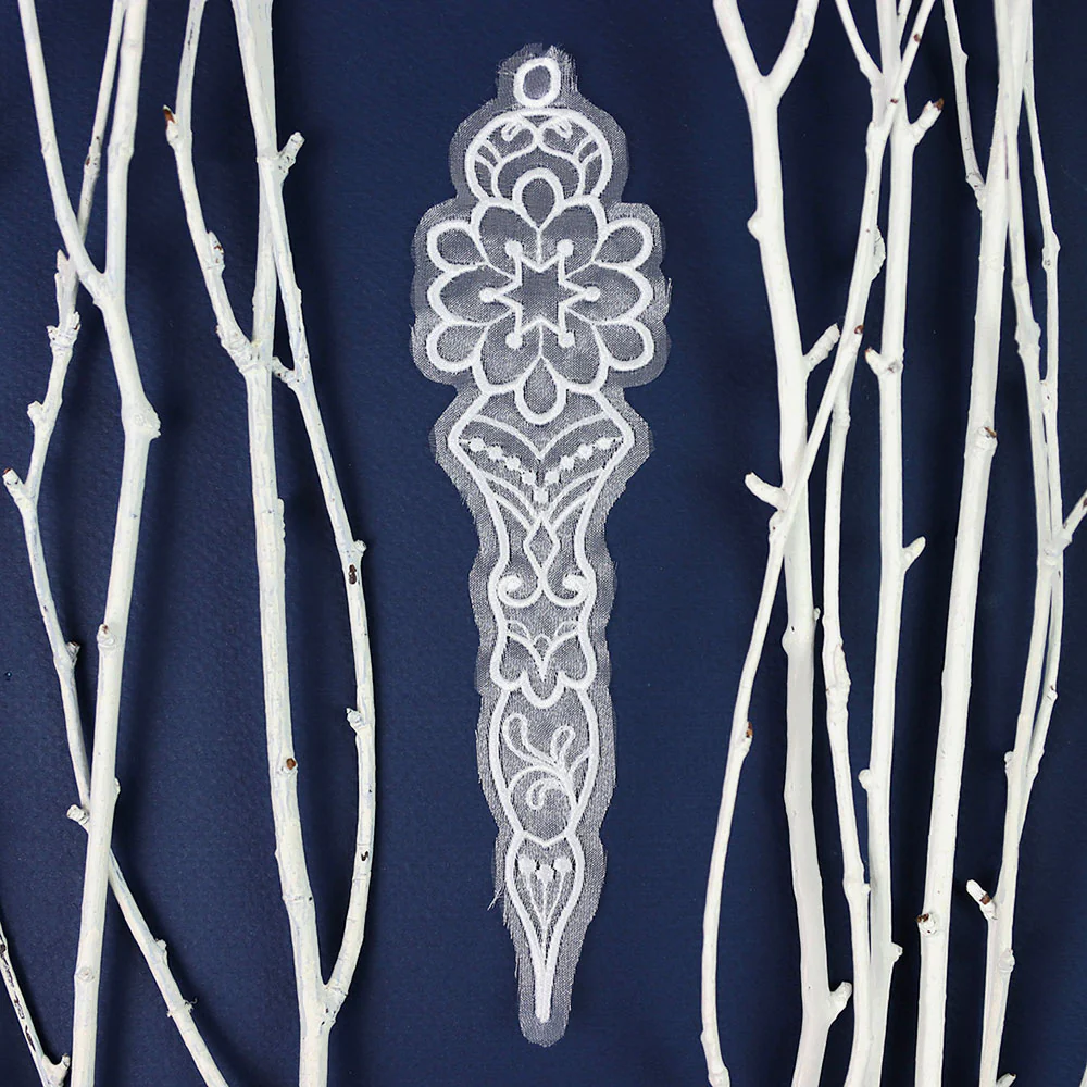 Winter Icicle 4 (Organza) - Image 4