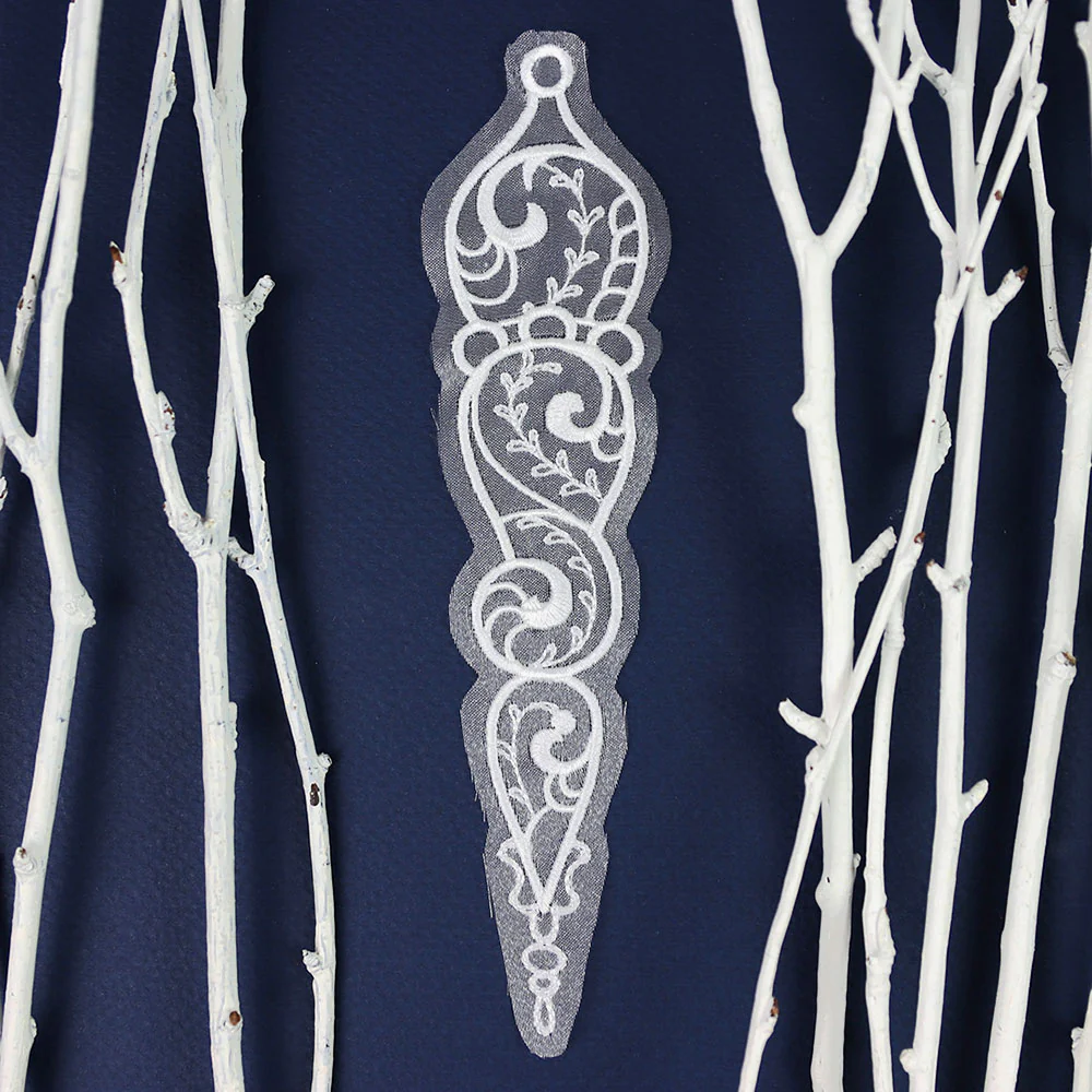 Winter Icicle 5 (Organza) - Image 3