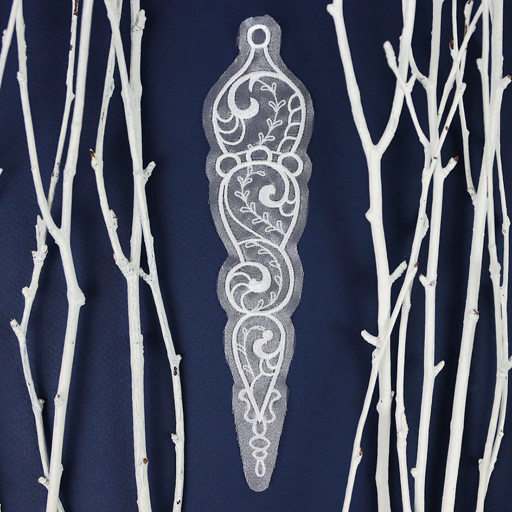 Winter Icicle 5 (Organza) - Image 4