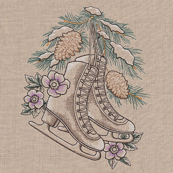 Winter Magic Ice Skates Etching - Image 7