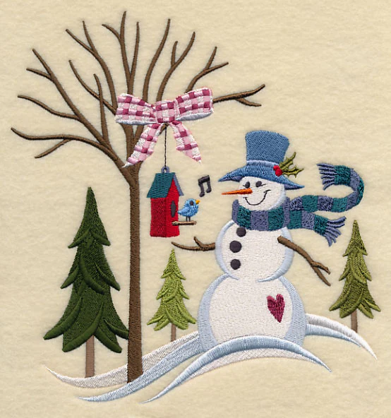 Winter Meadow Snowman - Image 5