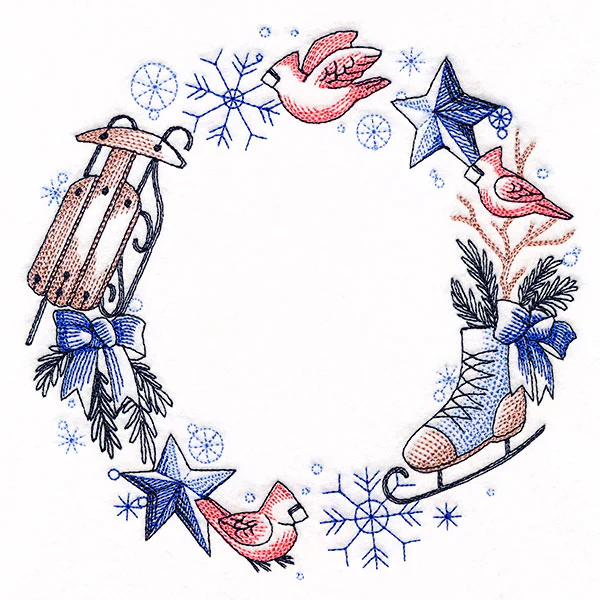 Winter Nostalgia Wreath - Image 3