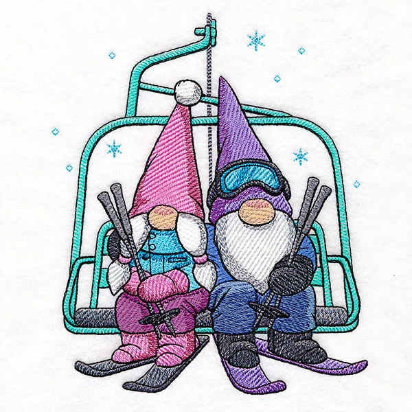 Winter on the Ski Lift Gnomes - Image 2