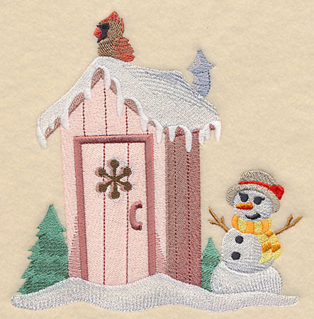 Winter Outhouse - Hers - Image 4