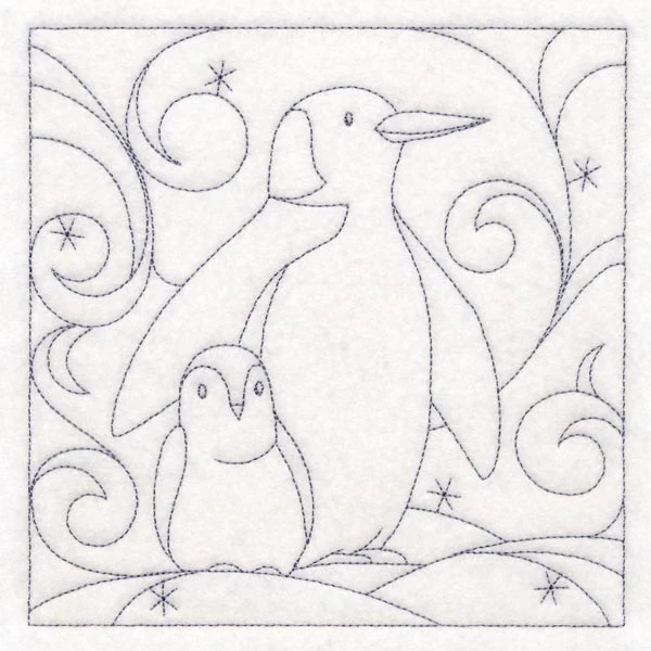 Winter Quilting - Penguin (Double Run) - Image 3