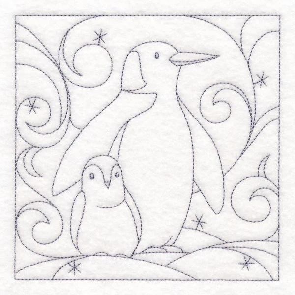 Winter Quilting - Penguin (Double Run) - Image 4