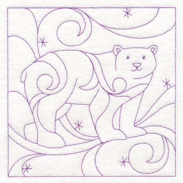 Winter Quilting - Polar Bear (Double Run) - Image 2