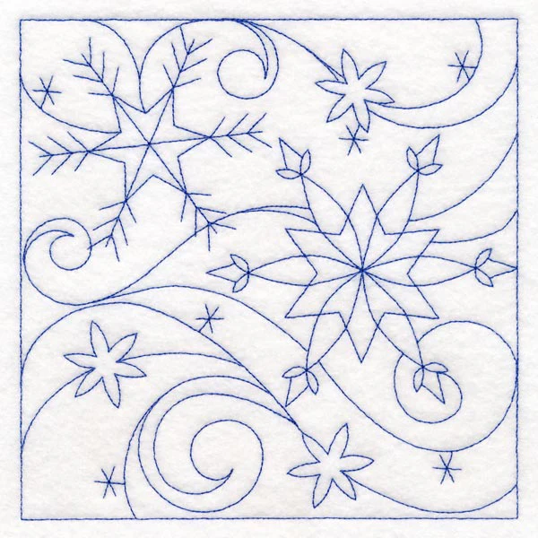 Winter Quilting - Snowflake (Double Run) - Image 2