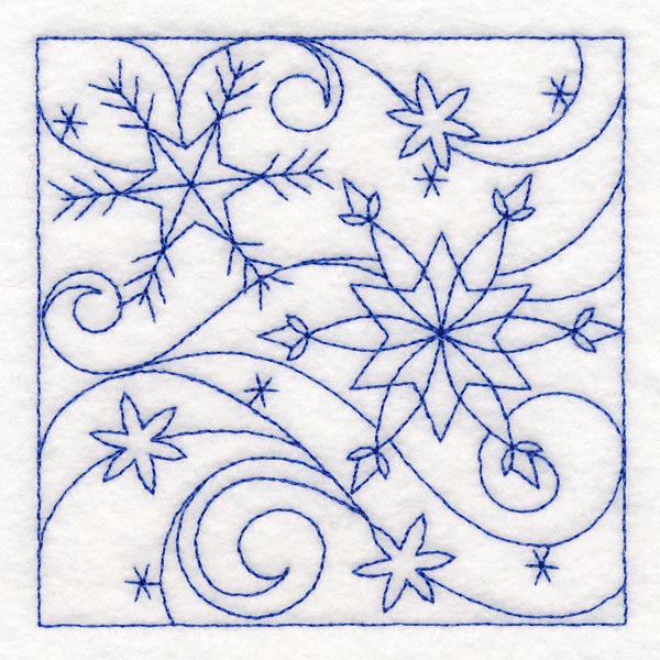 Winter Quilting - Snowflake (Double Run) - Image 5