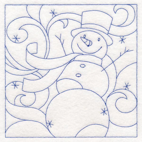 Winter Quilting - Snowman (Double Run) - Image 2