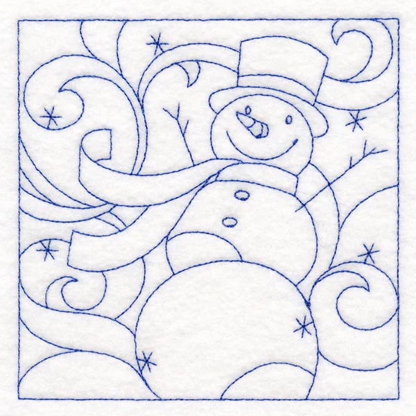 Winter Quilting - Snowman (Double Run) - Image 4