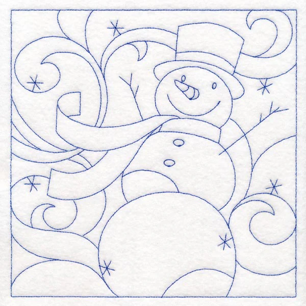 Winter Quilting - Snowman (Double Run) - Image 6