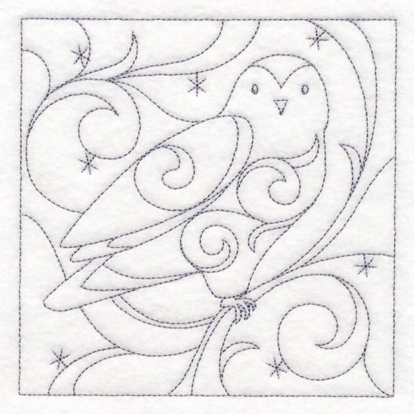 Winter Quilting - Snowy Owl (Double Run) - Image 4