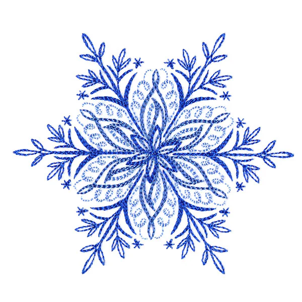 Winter Snowflake Calligraphy 2 - Image 7