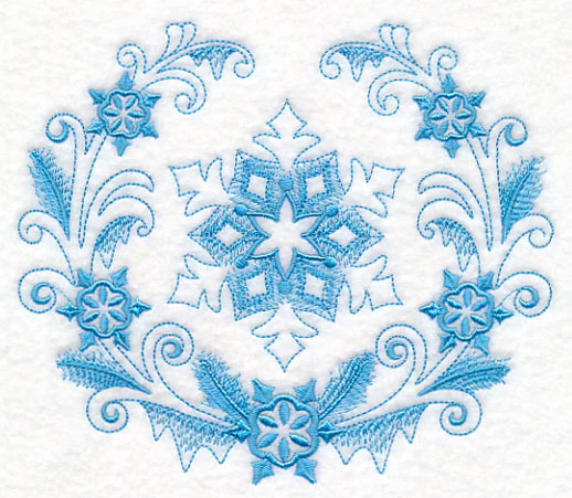 Winter Snowflake Laurel - Image 2