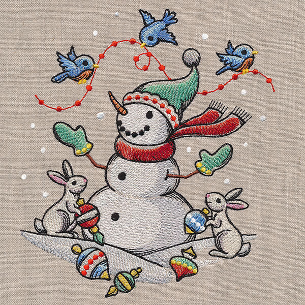 Winter Snowman and Friends - Image 3