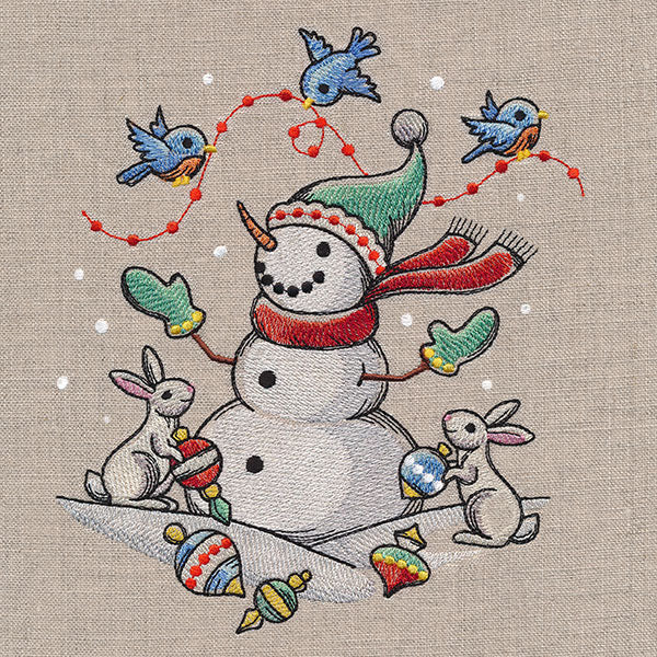 Winter Snowman and Friends - Image 7