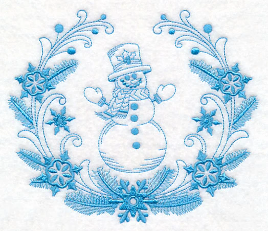 Winter Snowman Laurel - Image 2