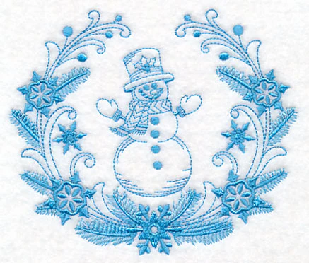 Winter Snowman Laurel - Image 3