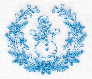 Winter Snowman Laurel - Image 4