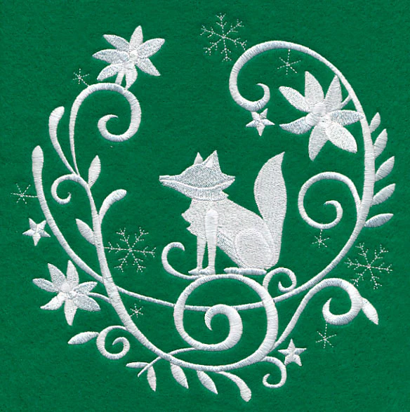 Winter Wonderland Fox (Whitework) - Image 6