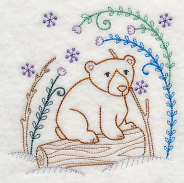Winter Woodland Bear (Vintage) - Image 4