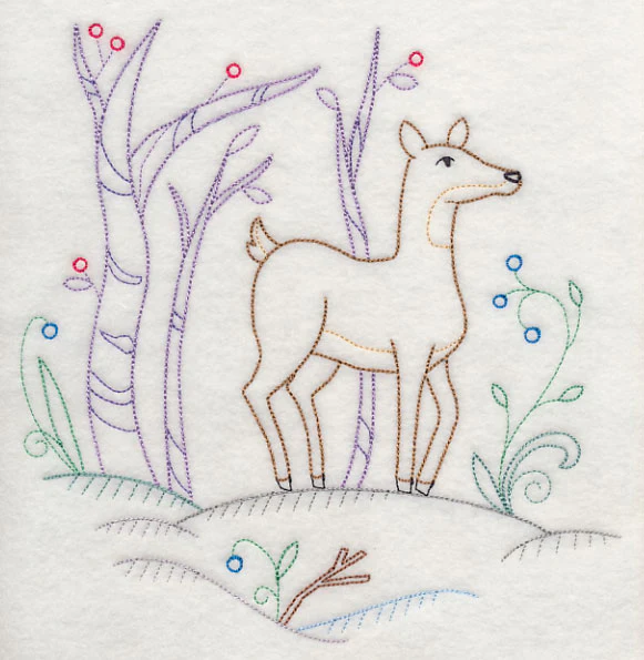 Winter Woodland Doe (Vintage) - Image 5