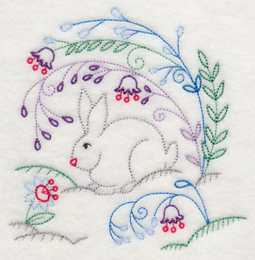 Winter Woodland Rabbit (Vintage) - Image 4