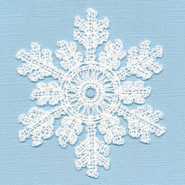 Winter's Night Snowflake (Battenburg Lace) - Image 3